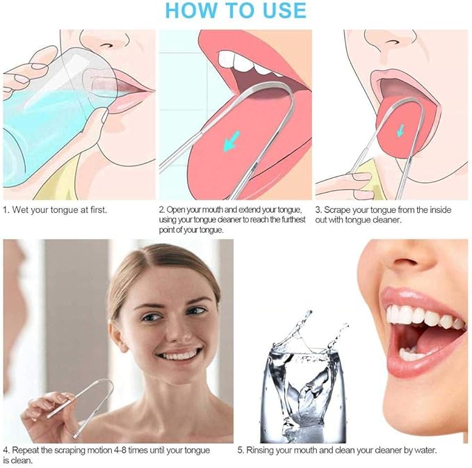 Fresh Breath Tongue Scraper