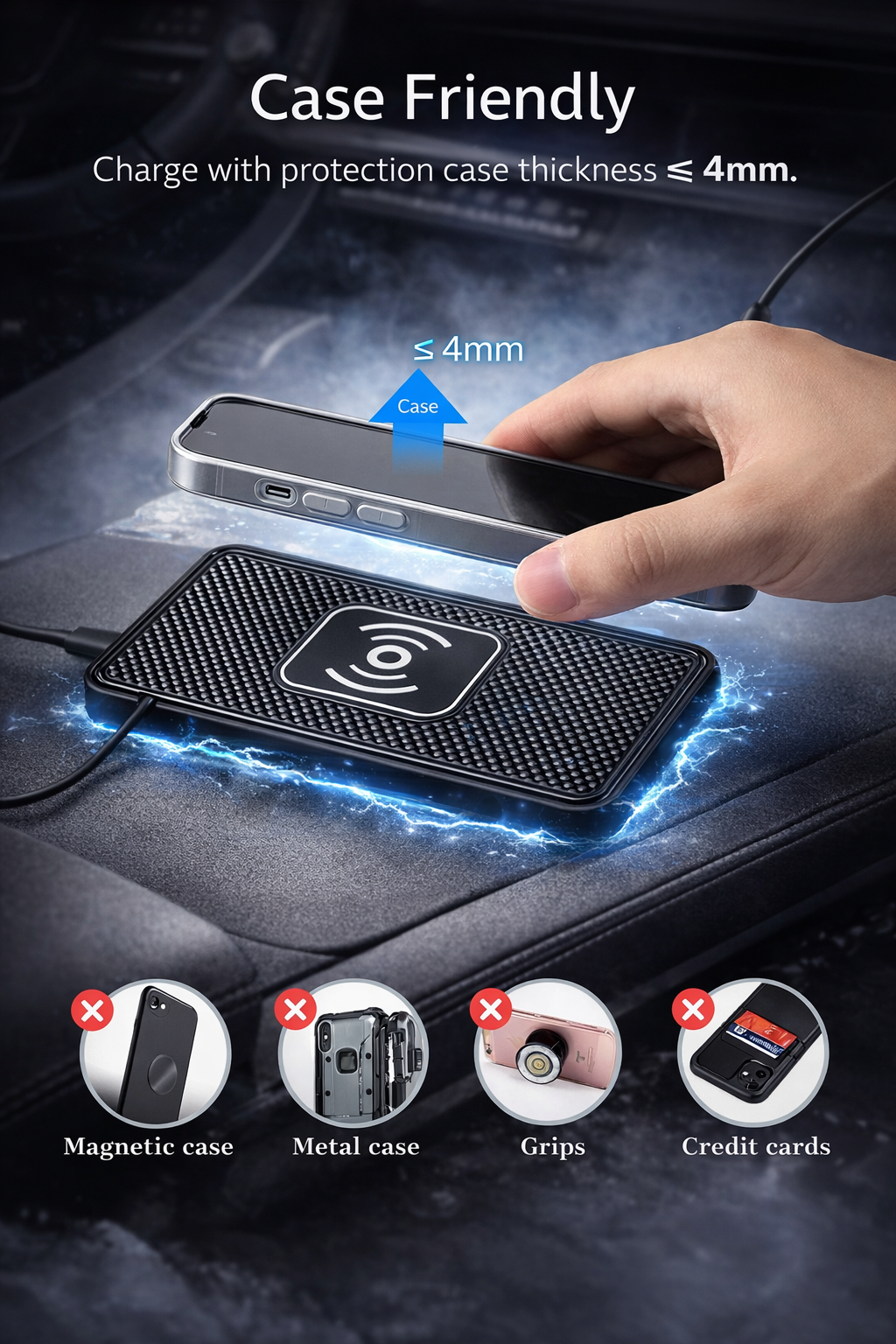 Fast Charging Silicone Pad Stand