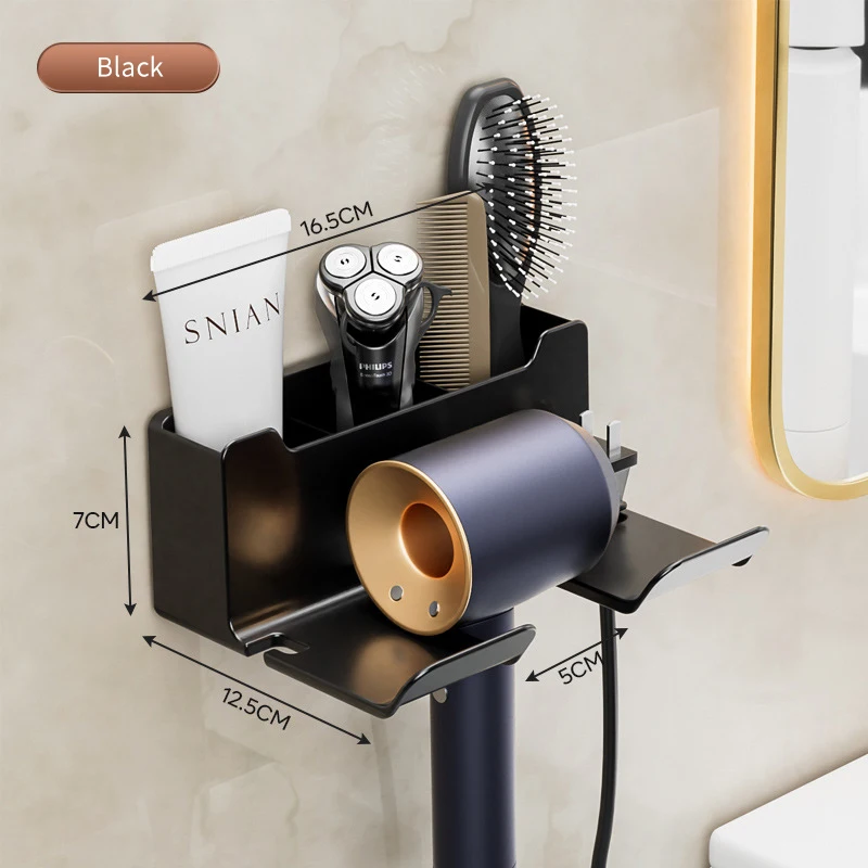 Smart Wall-Mounted Hair Dryer Holder