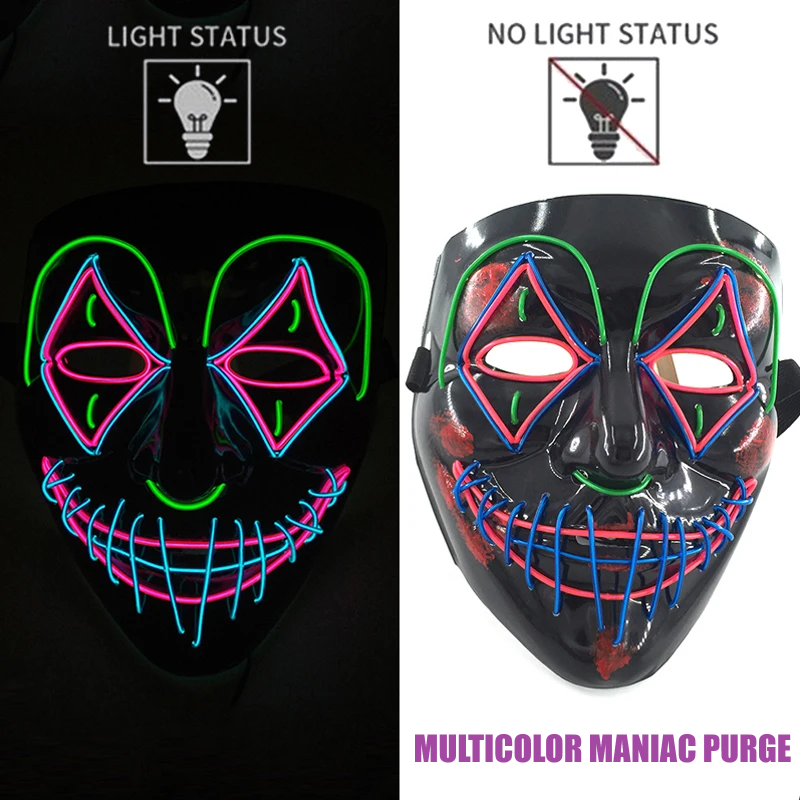 Neon LED Purge Mask