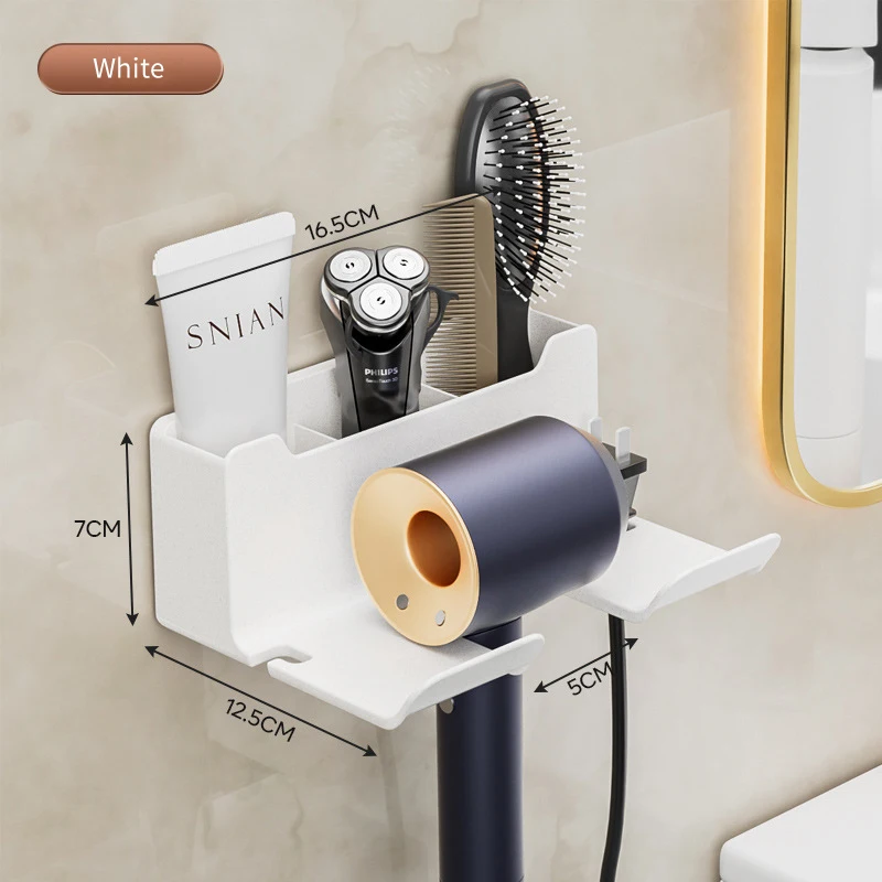 Smart Wall-Mounted Hair Dryer Holder