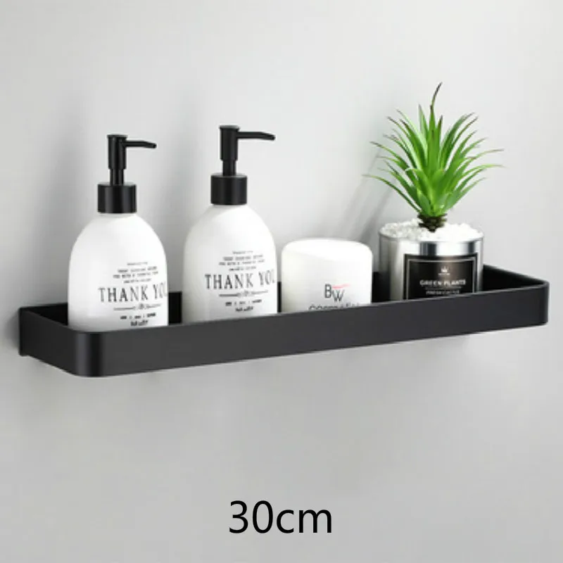 Black Nordic Style Shelf For Washroom