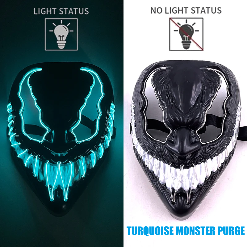 Neon LED Purge Mask