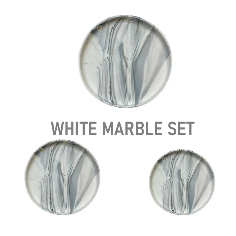 Round Decorative Tray (3PCS)