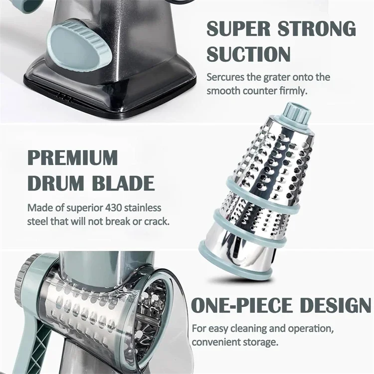 Premium Rotary Kitchen Slicer and Grater