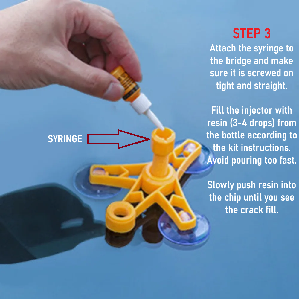 Car Windshield Repair Kit