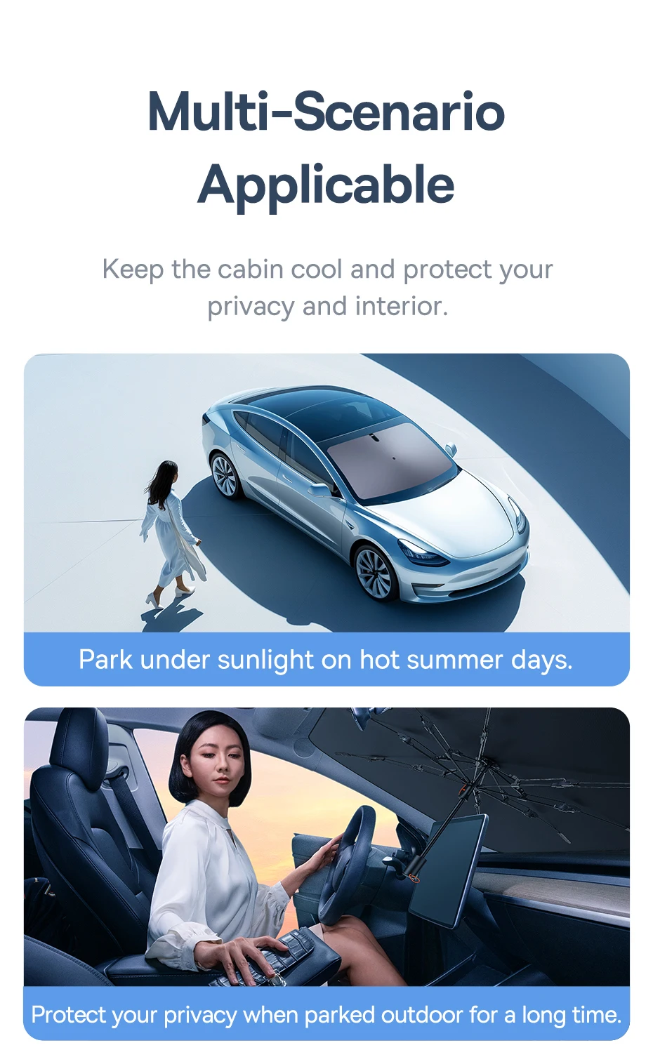 Car Windshield Sun Shade Umbrella