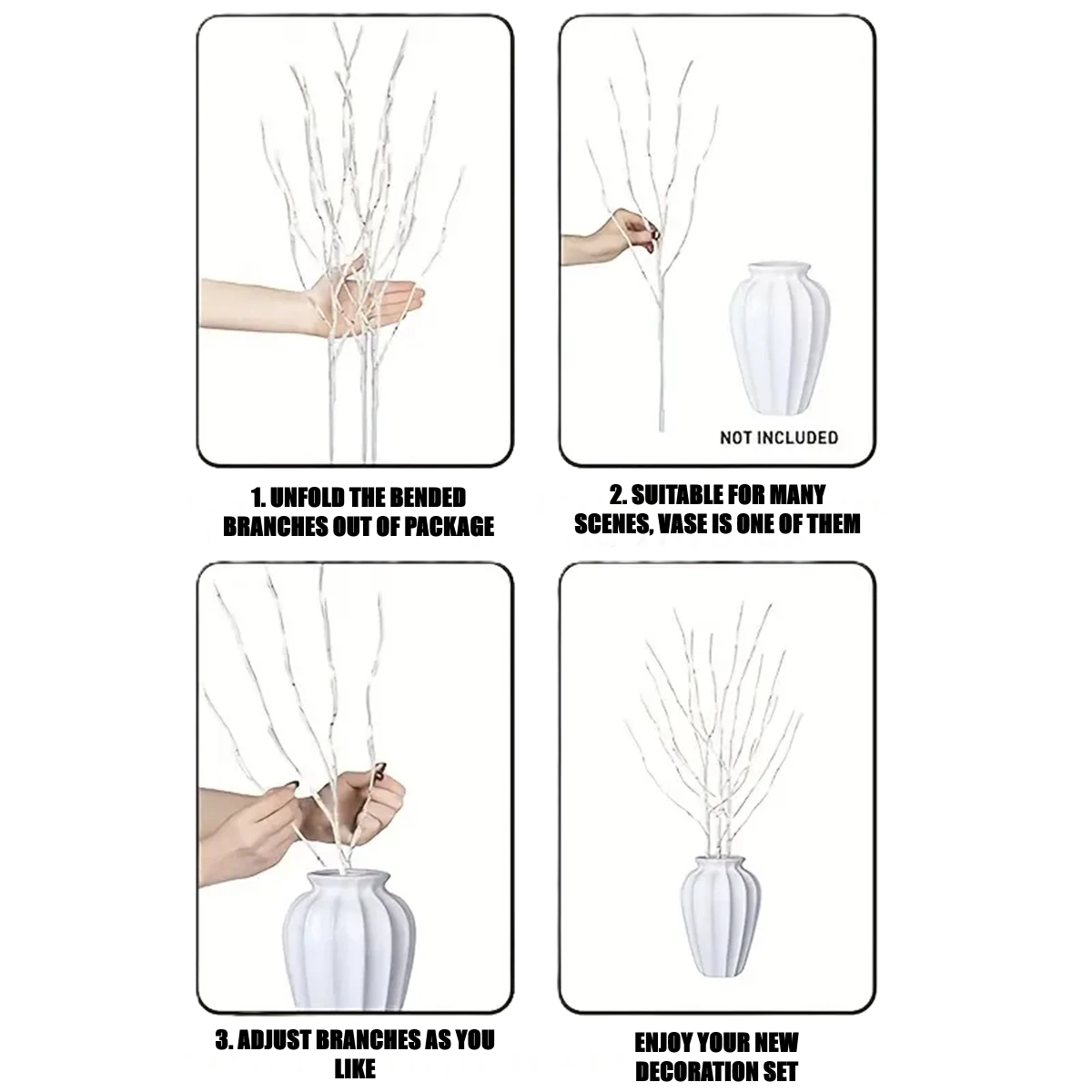 LED Branch Light Decoration (1 Piece)