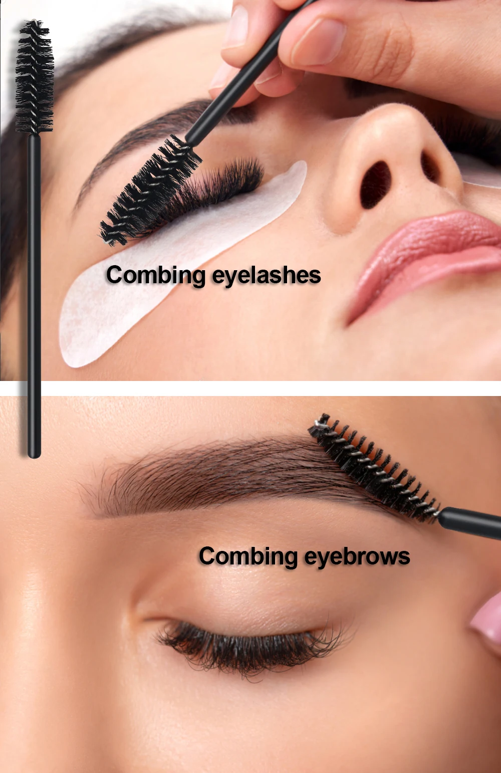Crystal Lash and Brow Brushes