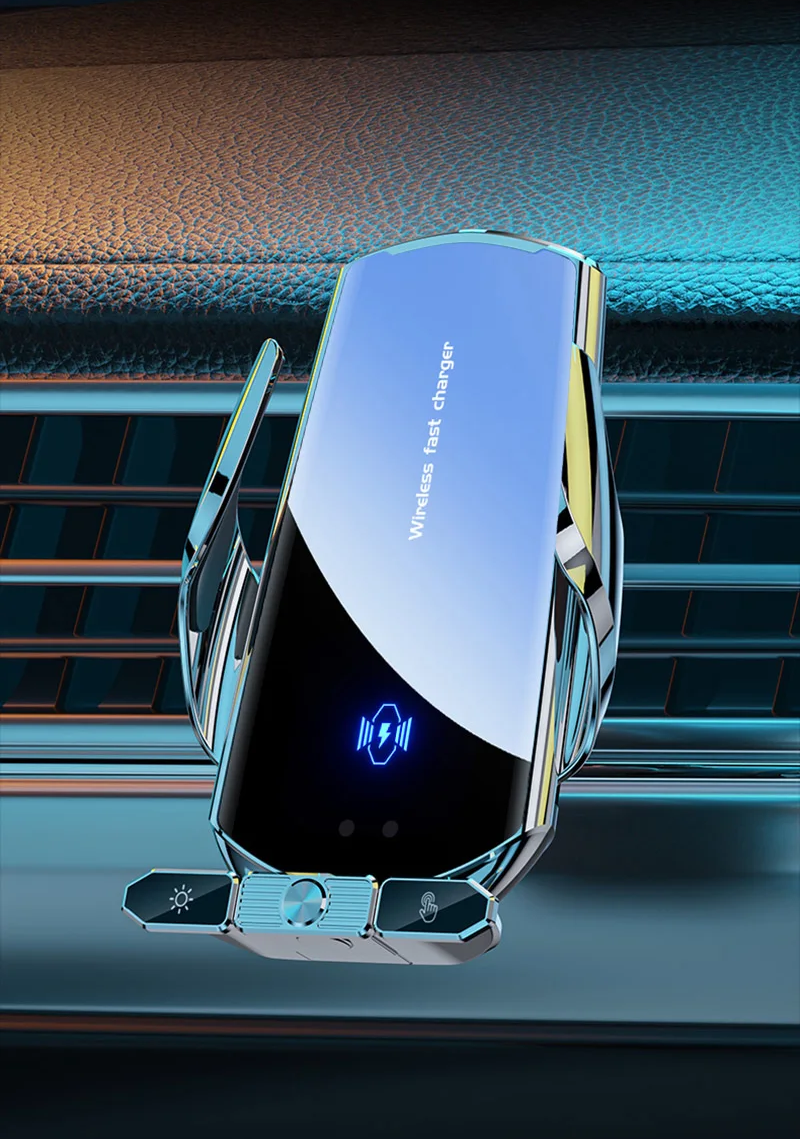 Magnetic Wireless Car Charger For iPhone & Samsung