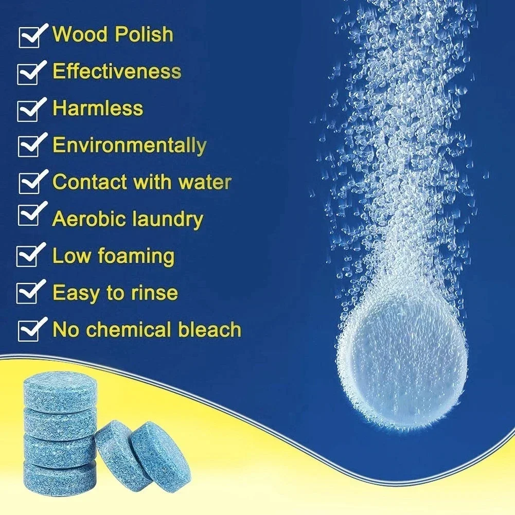 80PCS Magic Car Windshield Cleaning Tablets