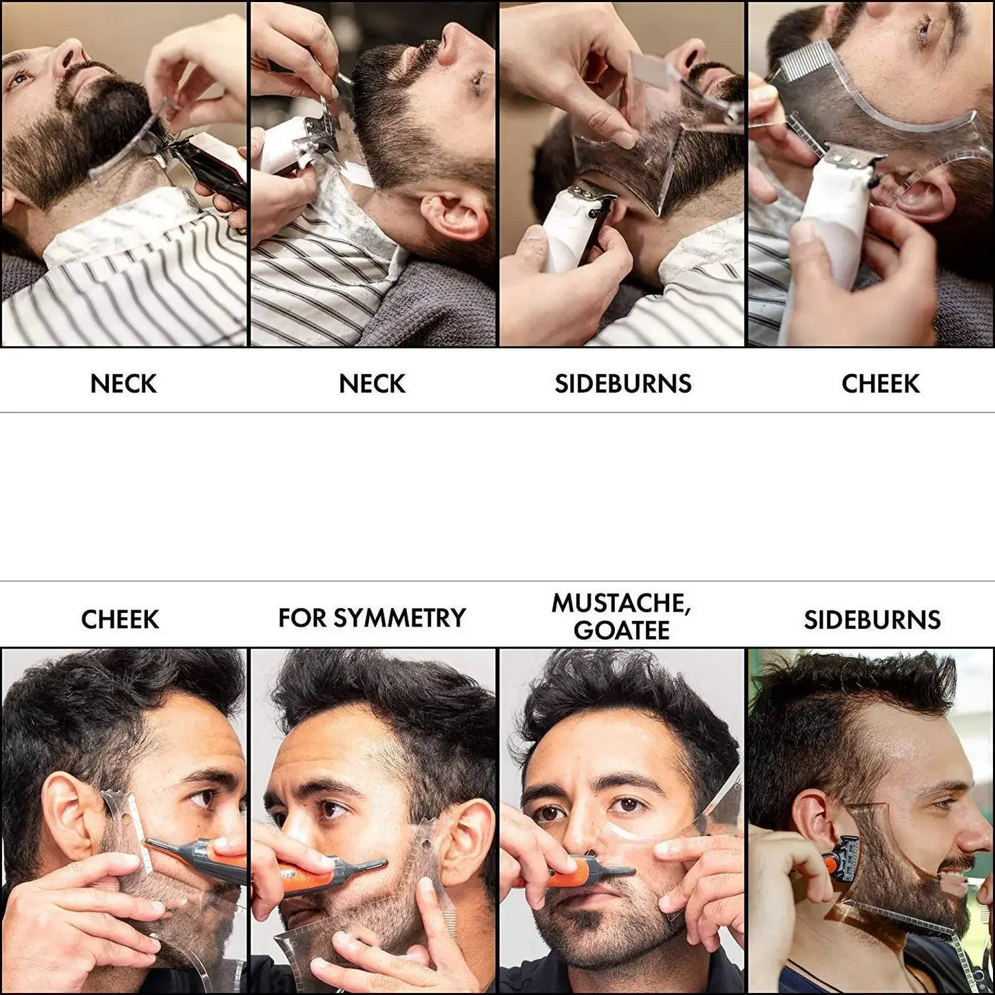 Beard Shaping Comb for Sharp Lines