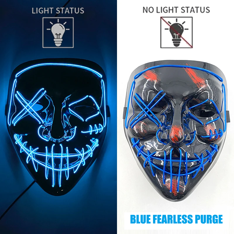 Neon LED Purge Mask