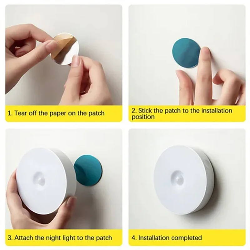 6 Motion Sensor LED Night Light