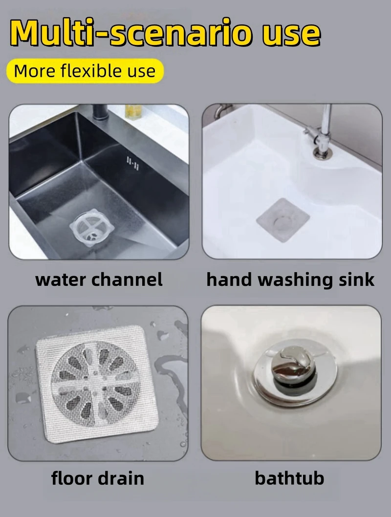 Disposable Drain Filter Stickers (20 PCS Set)