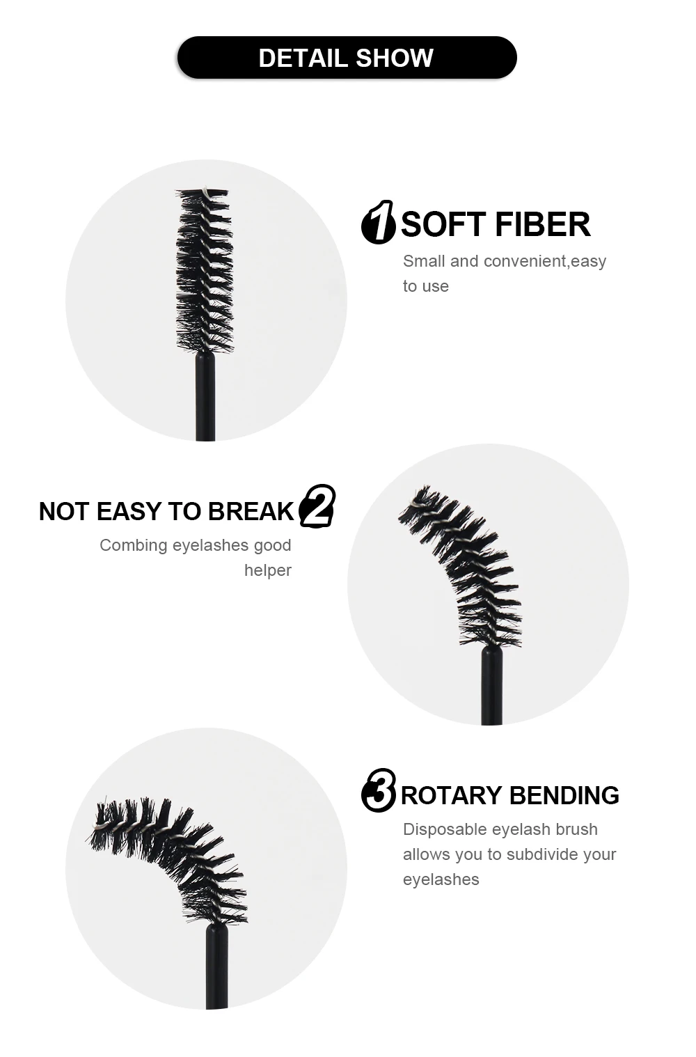 Crystal Lash and Brow Brushes