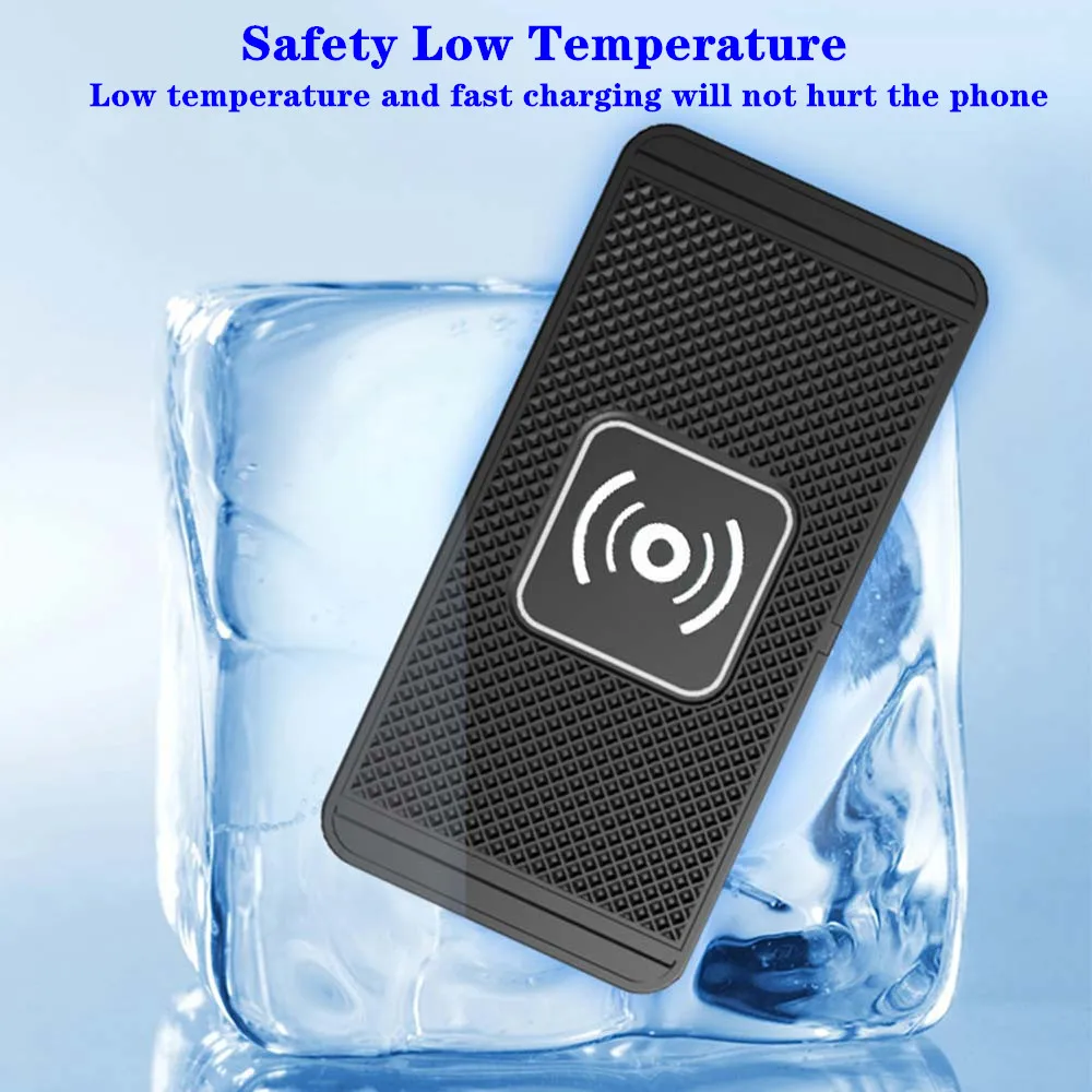 Fast Charging Silicone Pad Stand For iPhone 16/15/14/13/12/X & Samsung S24/S23