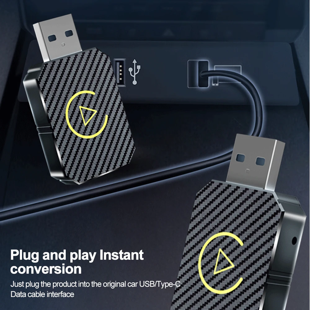 Fast Wireless CarPlay & Android Auto Converter