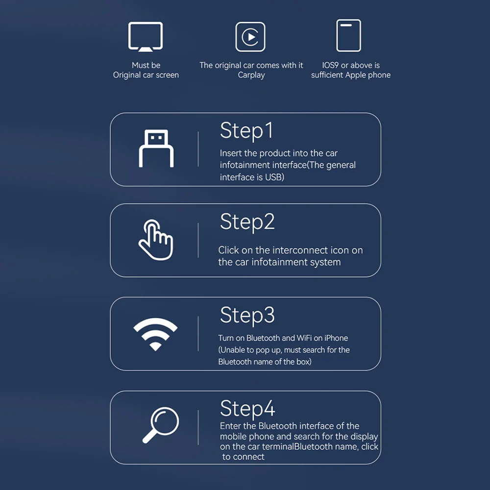 Fast Wireless CarPlay & Android Auto Converter