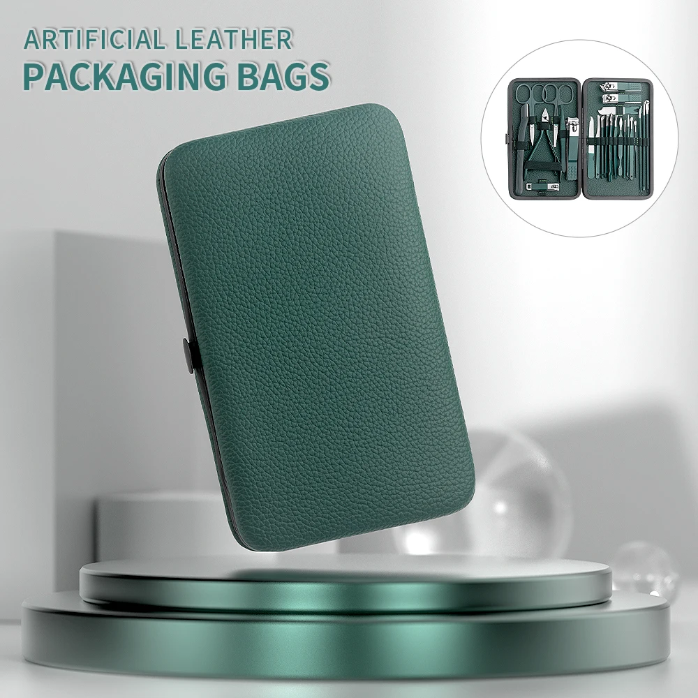 Green Mint Premium Nail & Pedicure Tool Set