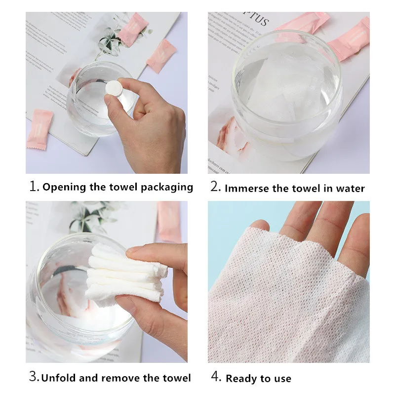 Mini Compressed Towels for Makeup and Daily Use