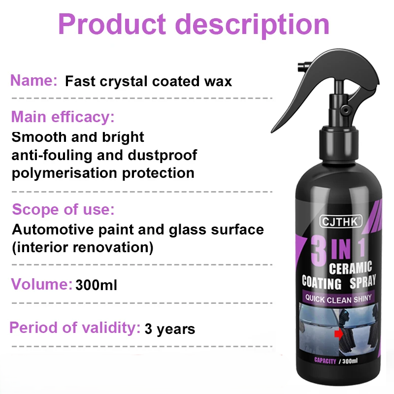 3-IN-1 Polish & Paint Protection Spray