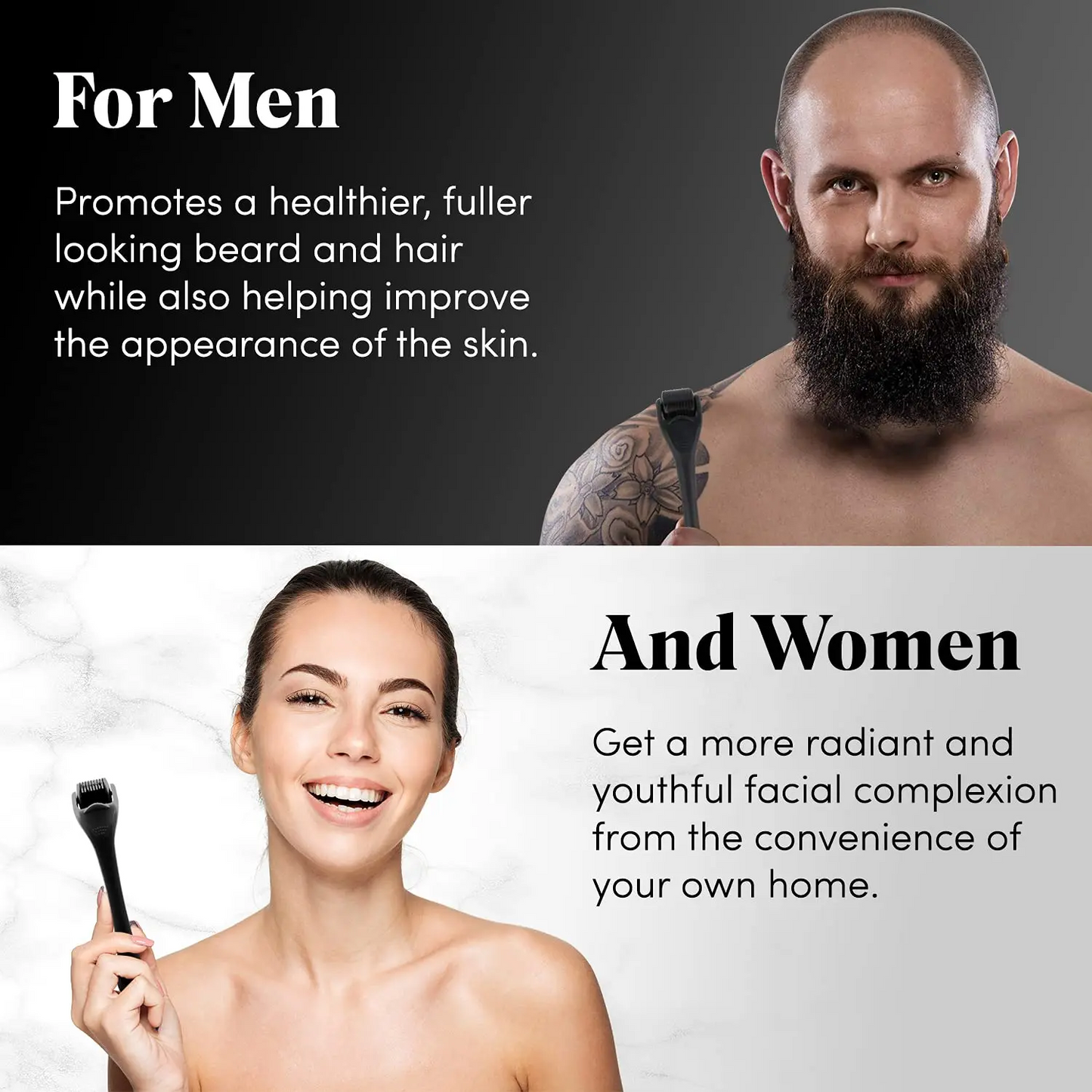 Derma Roller for Hair & Beard Growth