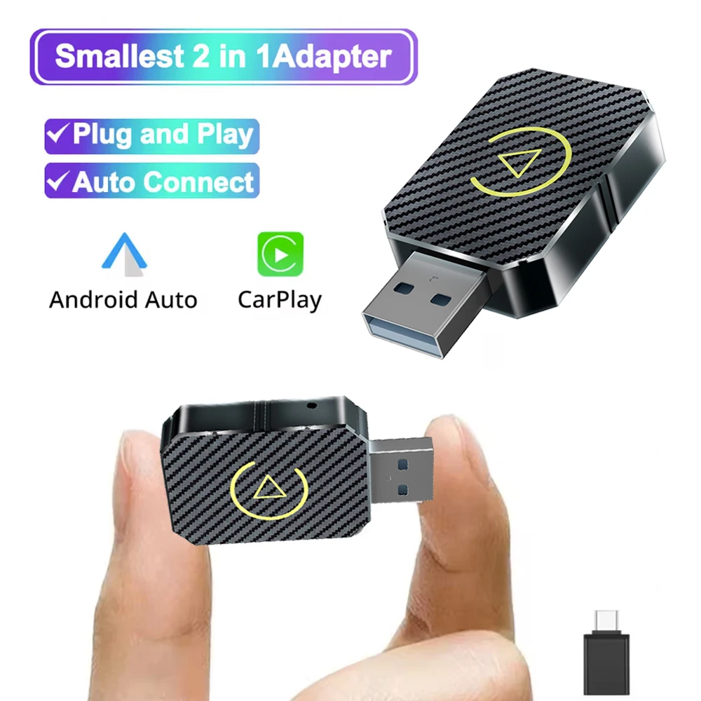 Fast Wireless CarPlay & Android Auto Converter