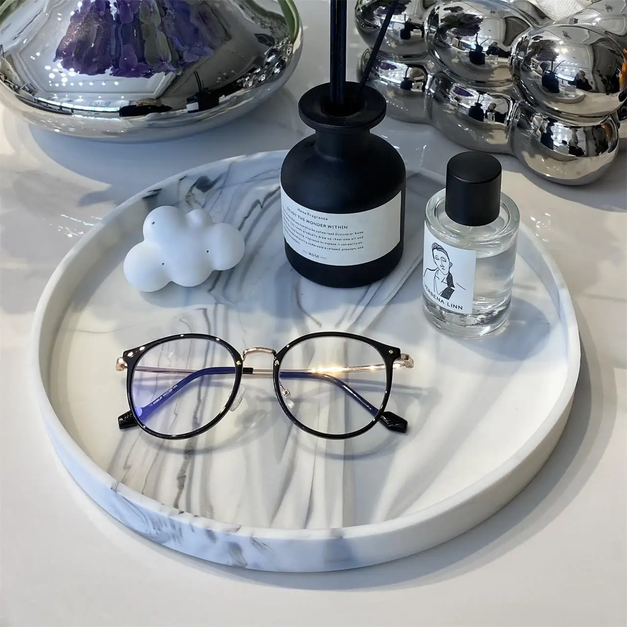 Round Decorative Tray (3PCS)