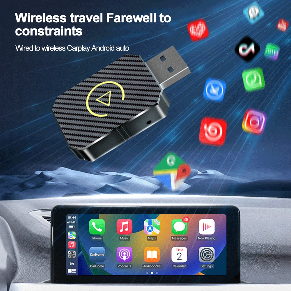 Fast Wireless CarPlay & Android Auto Converter