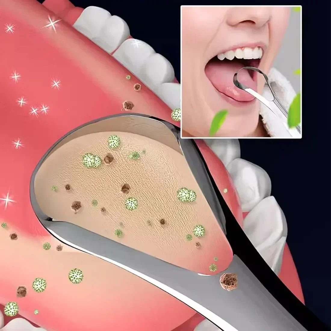 Fresh Breath Tongue Scraper
