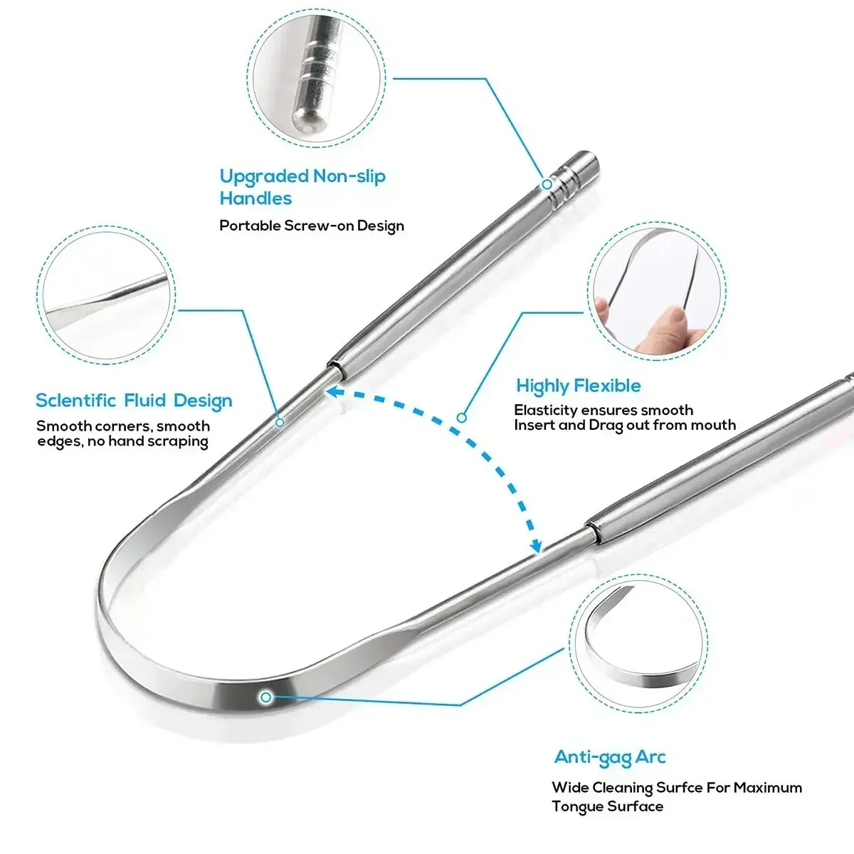 Fresh Breath Tongue Scraper