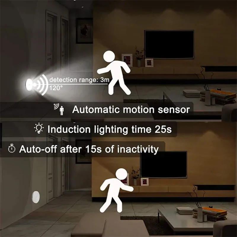 6 Motion Sensor LED Night Light