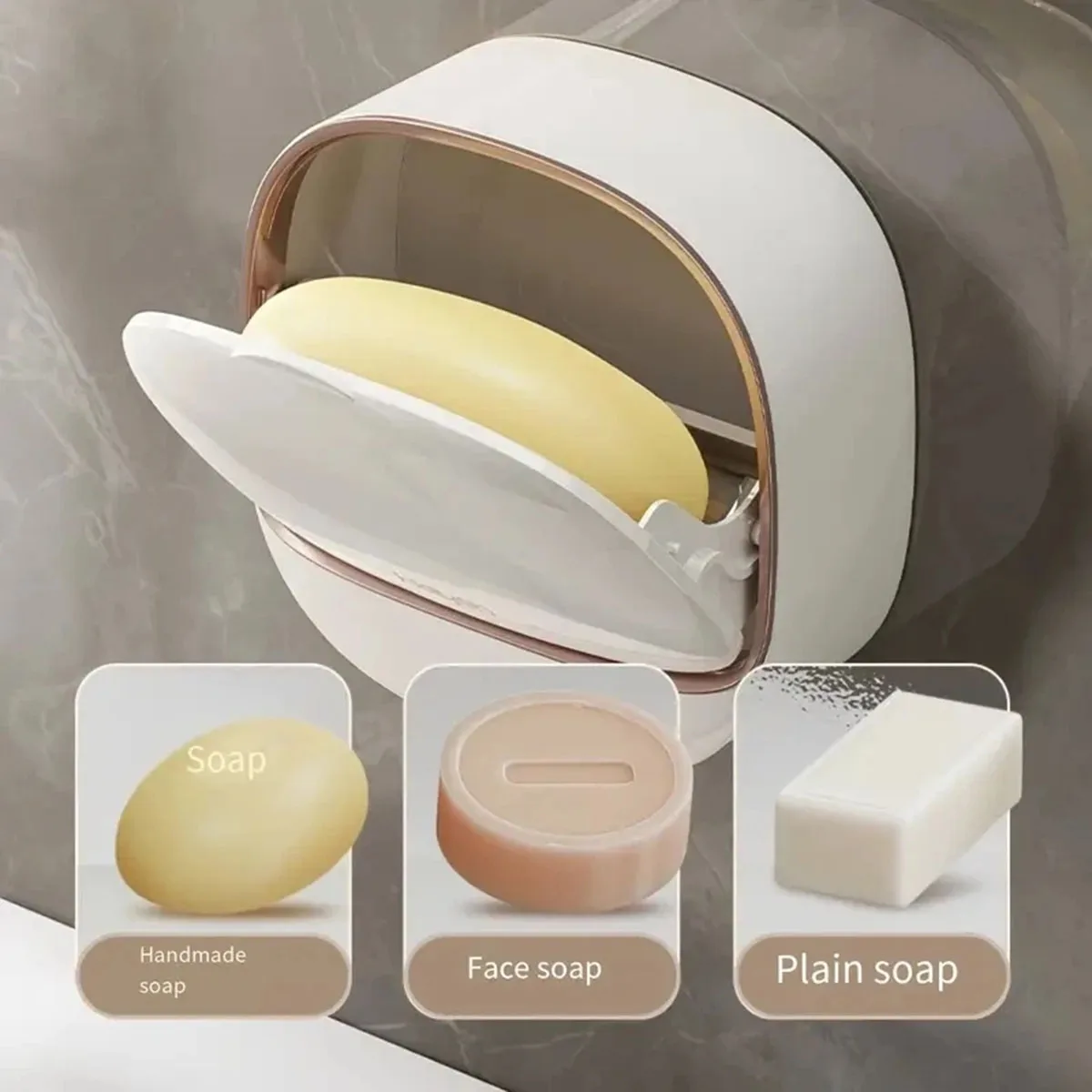 Modern Wall-Mounted Soap Box
