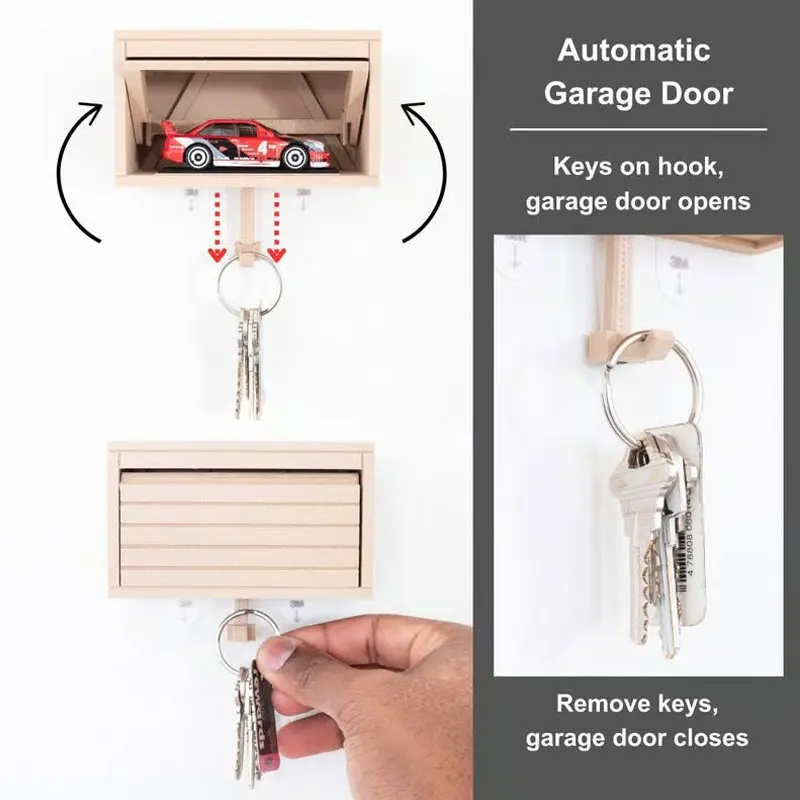 Creative Car Garage Key Rack