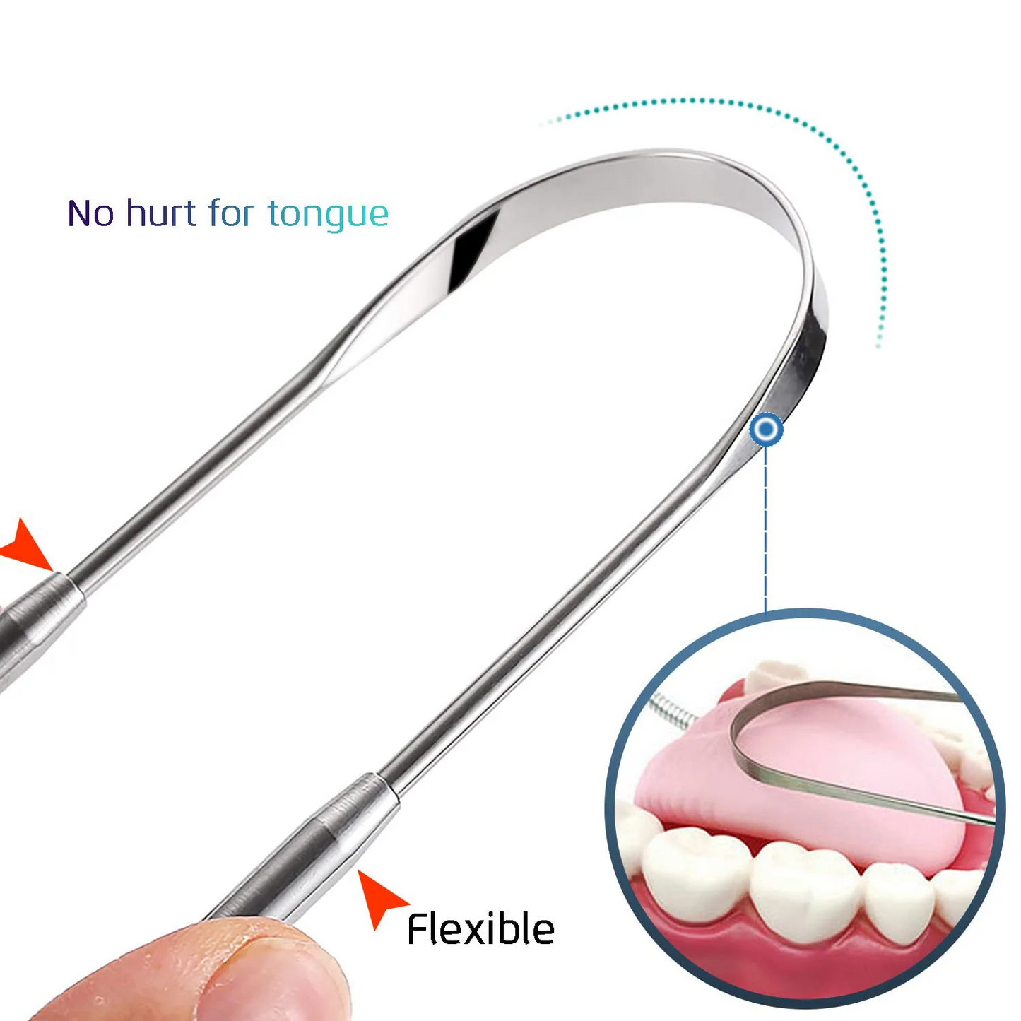Fresh Breath Tongue Scraper