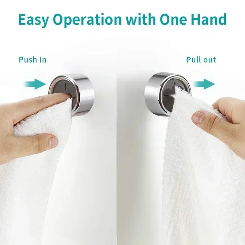 Self-Adhesive Towel & Cloth Holder (4PCS)
