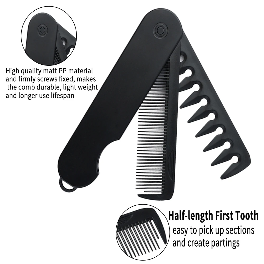 2 in 1 Folding Pocket Comb