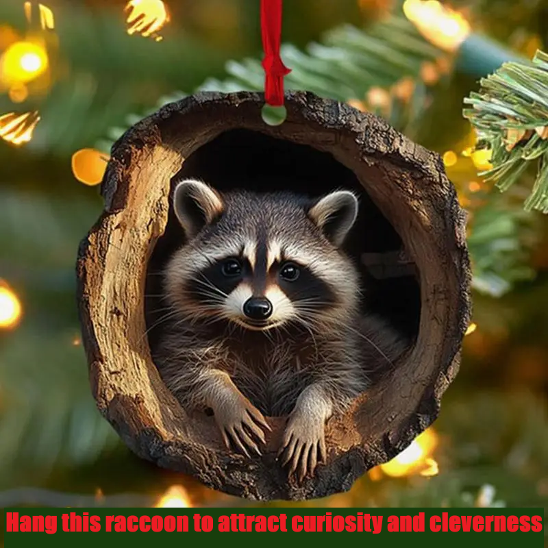 Christmas Animal Tree Pendants