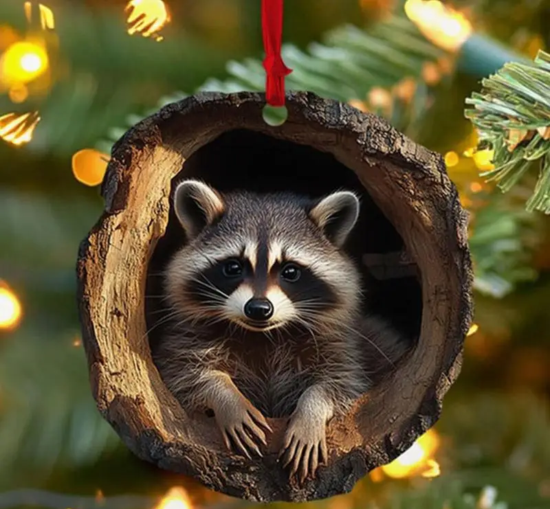 Christmas Animal Tree Pendants