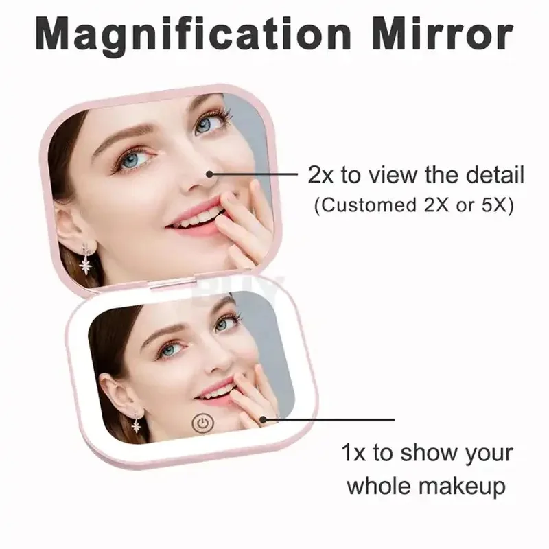 Mini Portable LED Cosmetic Mirror