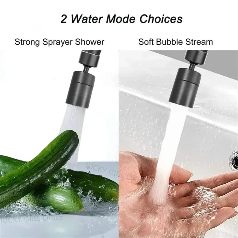 360° Adjustable Faucet Splash Filter Adapter