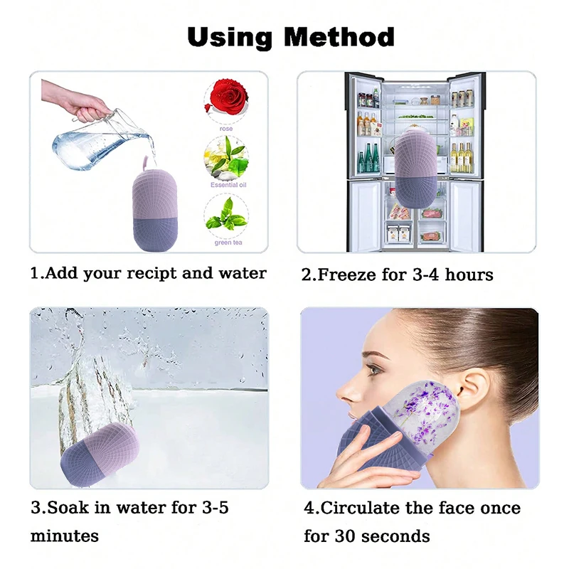 Facial Ice Roller for Cooling and Firming