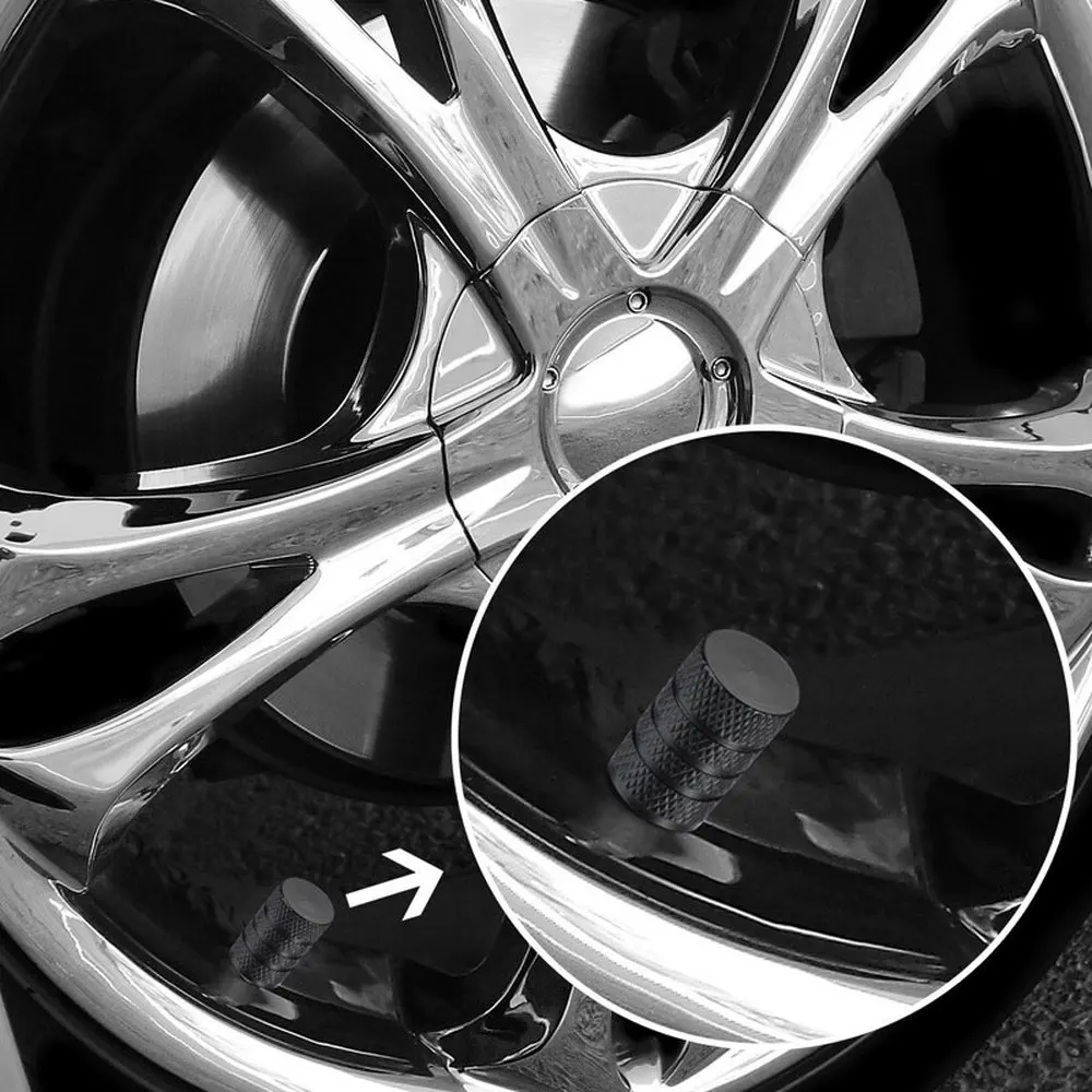 High-Performance Car Tire Valve Stem Caps (4PCS)
