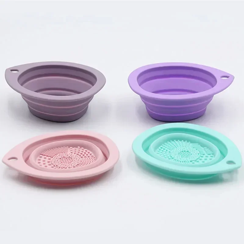 Makeup Brush & Puff Cleaning Bowl