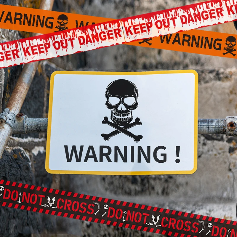 Haunted House Warning Tape