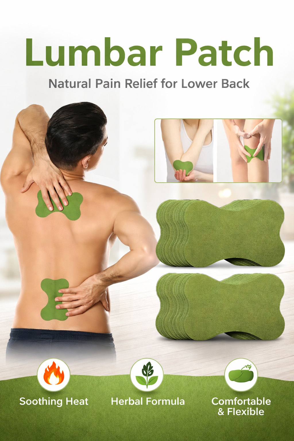 Self-Heating Pain Relief Patch