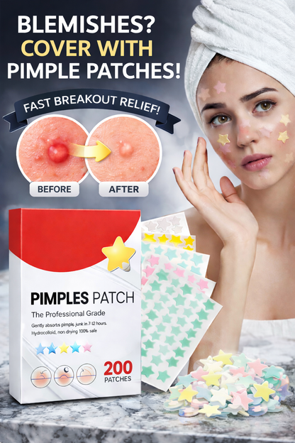 200x Acne Repair Patches for Clear Skin