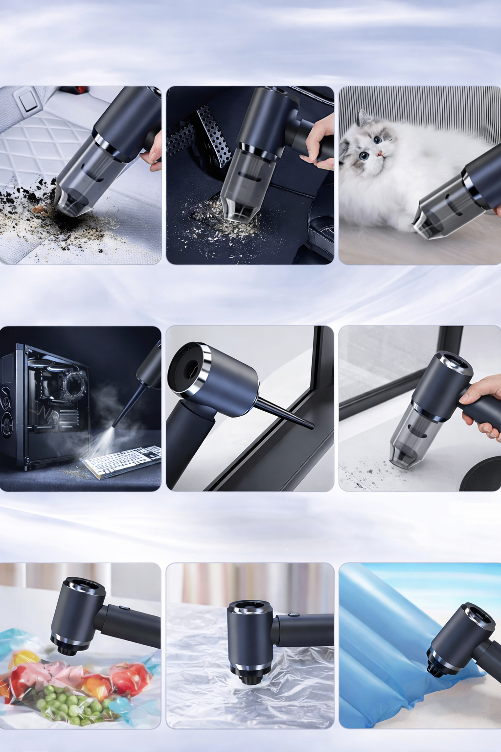 Wireless Car Vacuum Cleaner Kit