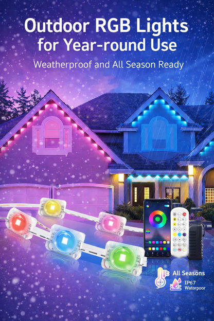 Smart RGB Outdoor LED Lights (30 Meters)